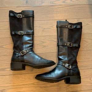 Cole Haan tall suede boots 🖤